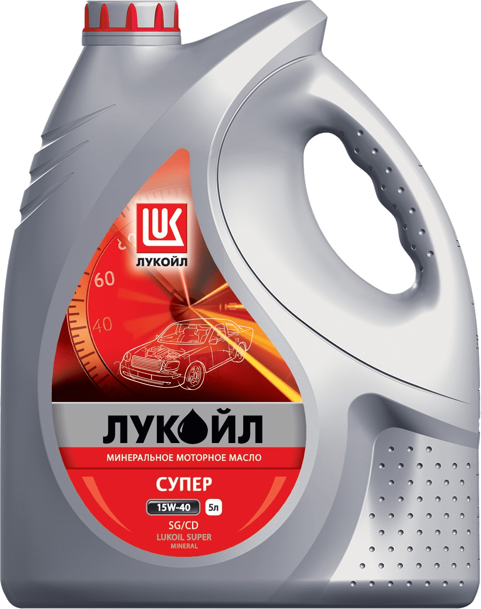 Моторное масло Лукойл Супер 15W40 SG/CD, 5л (Lukoil: 19196)